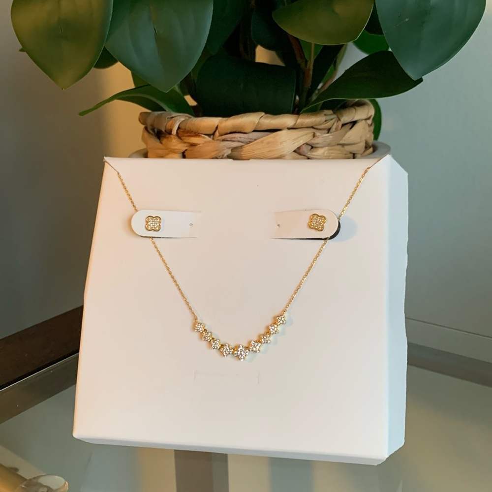 Rachel Zoe Necklace and Earrings Set